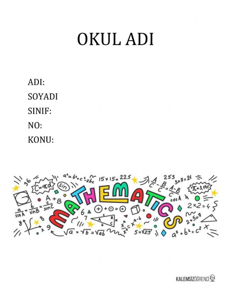 Türkçe proje kapağı