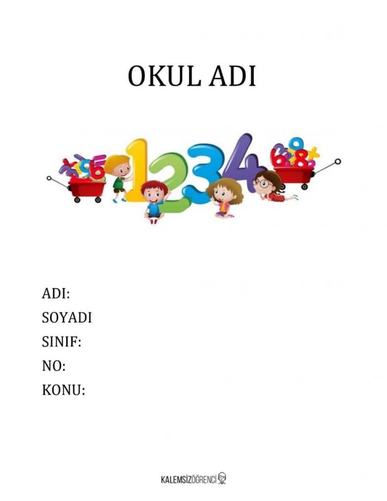 Lise proje ödevi kapakları