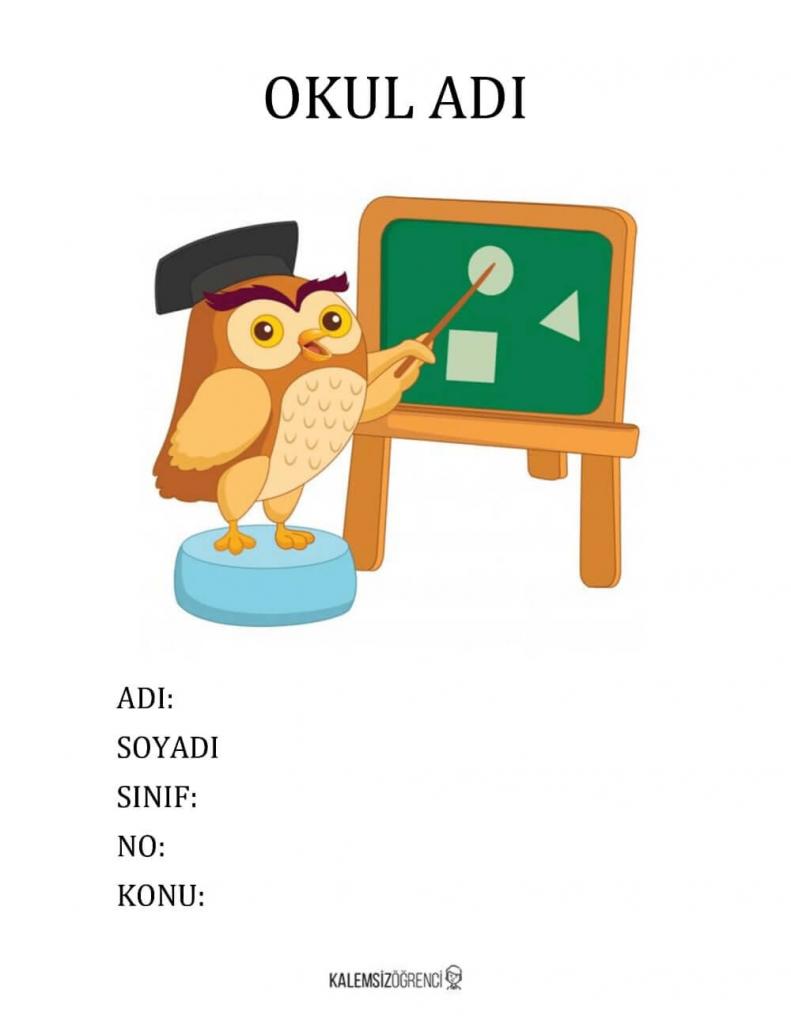 Proje kapakları matematik