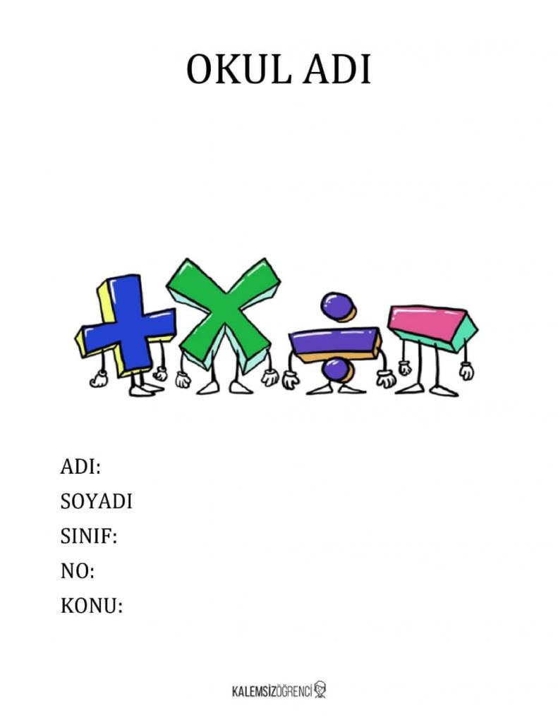 Lise proje ödevi kapakları